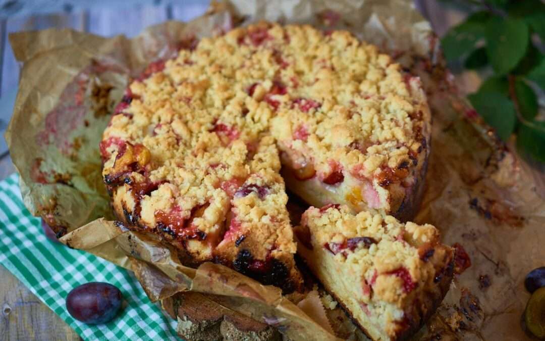 Pflaumenkuchen mit einem Quark-Öl-Teig