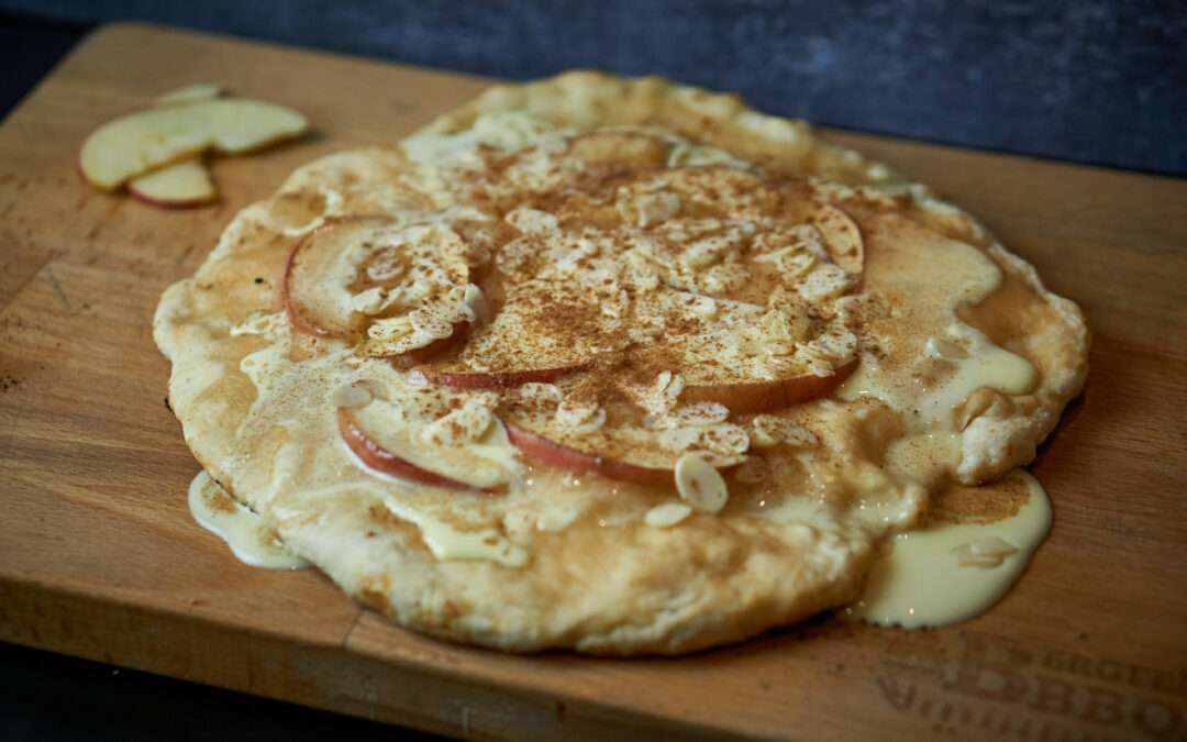 Pizza „Winterzauber“ vom Grill