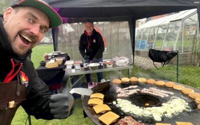 Geburtstagsgrillen in der Nachbarschaft