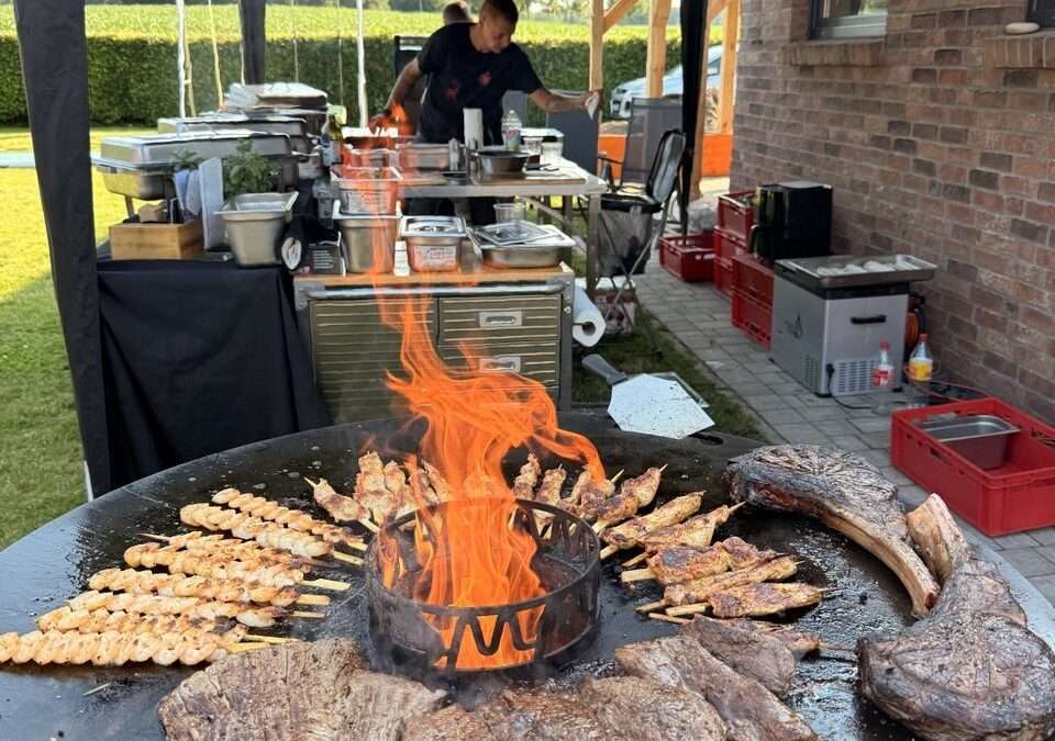 Kundenevent bei Hagenow – Sommerabend mit Feuerplatte für 35 Gäste