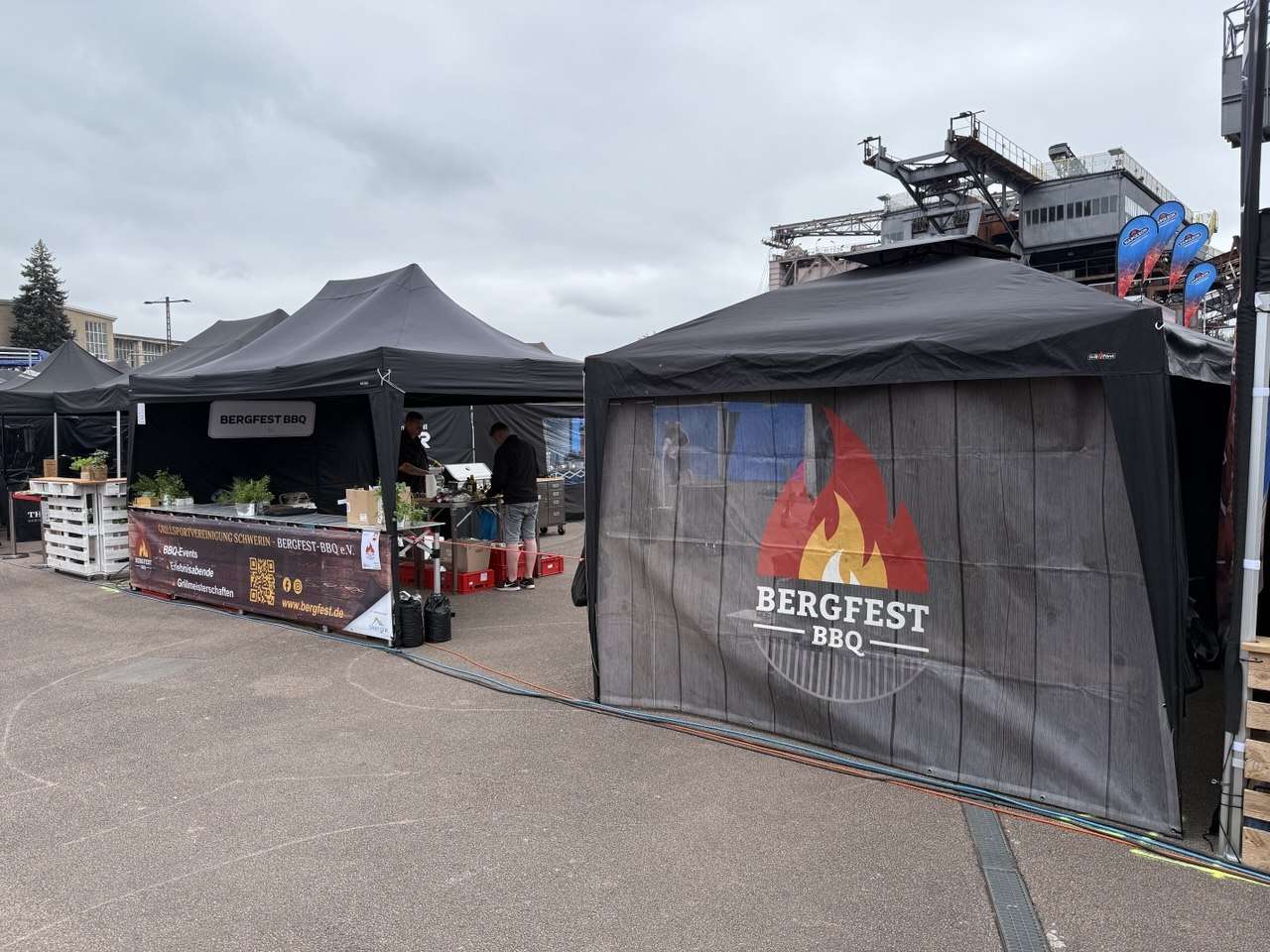 Bergfest BBQ Stand bei der DGM 2025